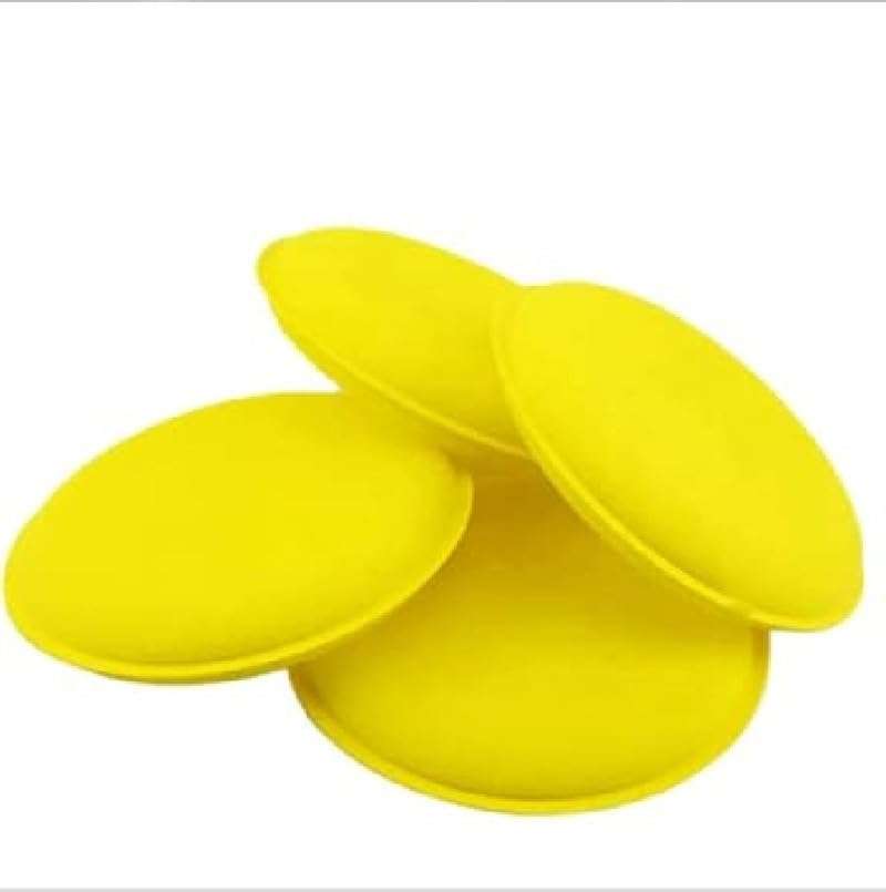 ShopiMoz Pack Of 4 pcs Sponge Applicator Pad - Car Polish Pad - Wax applicator Ultra-Soft Sponge 1
