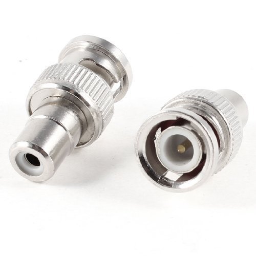 ERH India Male to RCA Female Coax Cable Connector Adapter for CCTV Camera (Pack of - 10)