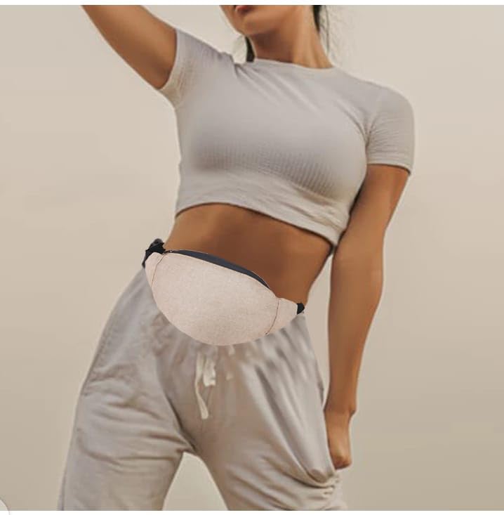 Breedlove Sport Waist Bag Stylish and Functional Waist Bags for Men and Women Waterproof, Leather Trainer Waist Bag with Adjustble Waist Belt Travel Waist Pouch 6