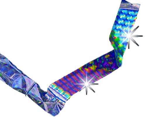 Bird-X Irri-Tape, Holographic Bird Scare Tape, Iridescent Foil Reflective Tape for Multi-Sensory Attack, Easy to Install, 2" W x 25' L 2