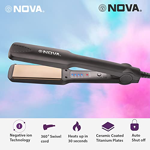 Nova NHS 860 Hair Straightener (Black) 4