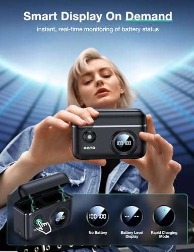 llano NP-FZ100 18W Fast Dual Camera Charger with 20000mAh 65W Portable Charger, Compatible with Sony Camera Batteries Sony A7iii, MacBook Pro, Dell XPS, iPhone, Samsung, Steam Deck 5