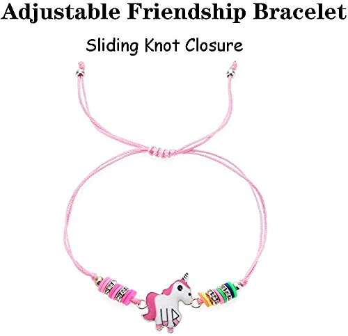 PALAY® Hand Bracelet for Kids Girls Stylish Unicorn Friendship Band Kids Bracelets for Girls Best Friend Bracelet Set Kids Party Gift Wrist Bracelet Hand Jewellery for Kids (Multicolor) - 12 Pieces 4