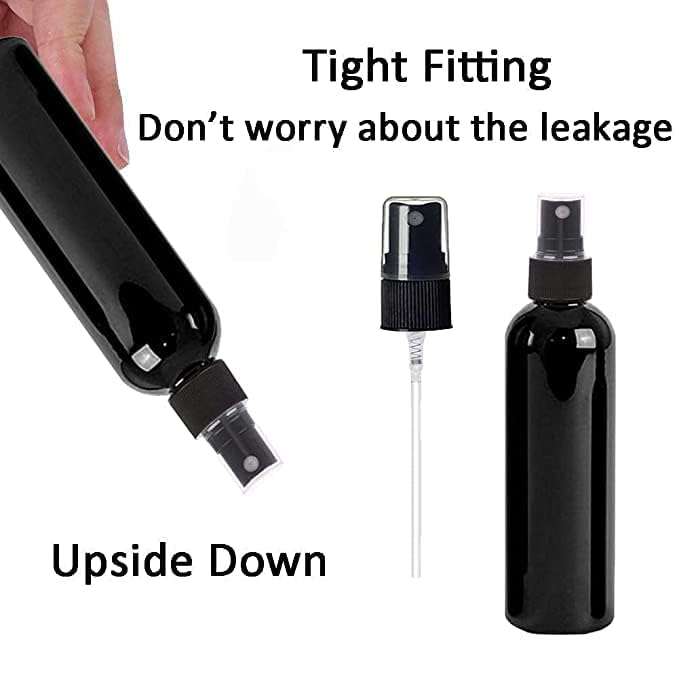 HARRODS Plastic Empty Small Spray Bottle, Mist Spray Bottle | Empty Spray Bottle | Spray Bottles | Liquid | Travel | Fogging | Sanitizer Spray Bottles | Room Spray | 100ml Pack of 5 4