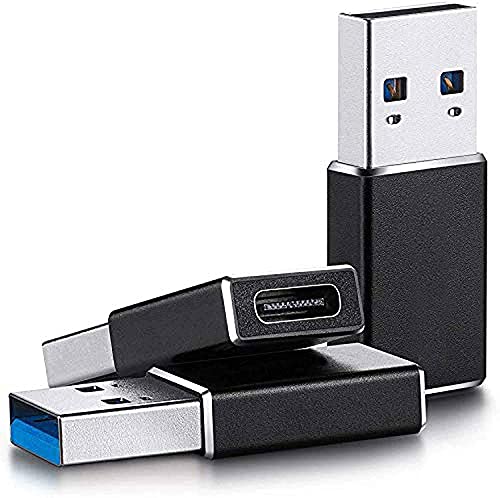 HANUMEX® 1 Pic USB C Female to USB 3.0 Male Adapter Cable: Super Speed Data Transfer, USB 3.1 Gen A to Type C Connector for Laptops, PCs, Chargers, and Power Banks (Black) 1