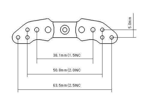 Secraft Servo Arm Full Offset 2.5 inch 3