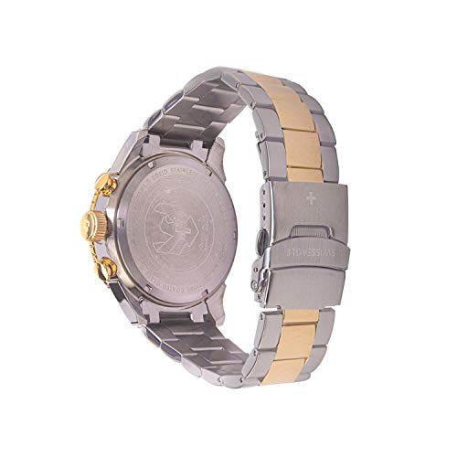 Swiss Eagle Men's Chronograph Swiss Made Movement Watch with Stainless Steel Make (SE-9168-22) 4