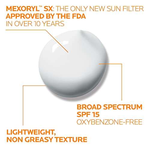La Roche-Posay Anthelios SX Daily SPF Moisturizer for Face, Sensitive Skin Sunscreen SPF 15, Hydrating Face Cream, Oxybenzone Free, Oil Free, Moisturizing Sun Protection for Sensitive Skin 3