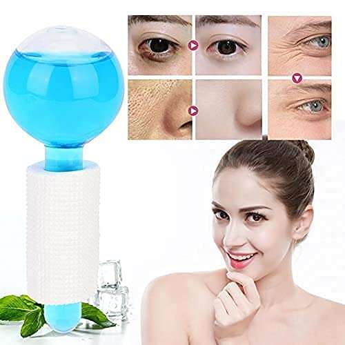 ONTRIP Facial Ice Globes For Face - Ice Roller for Face & Eye Puffiness Relief - Facial Massager Increase Collagen Production, Reduce Fine Lines and Wrinkles for Face, Eye, Neck (Pack Of 2) 4