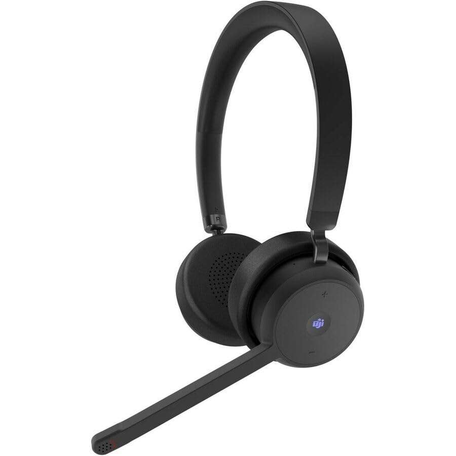 Lenovo Wireless VoIP Headset Teams Certified, Noise-Canceling Mic, Bluetooth 5.3 Multipoint, USB-A Receiver, 31-Hour Talk & 60-Hour Playback, Lightweight Over-Ear Design, Replaceable Earcups 5
