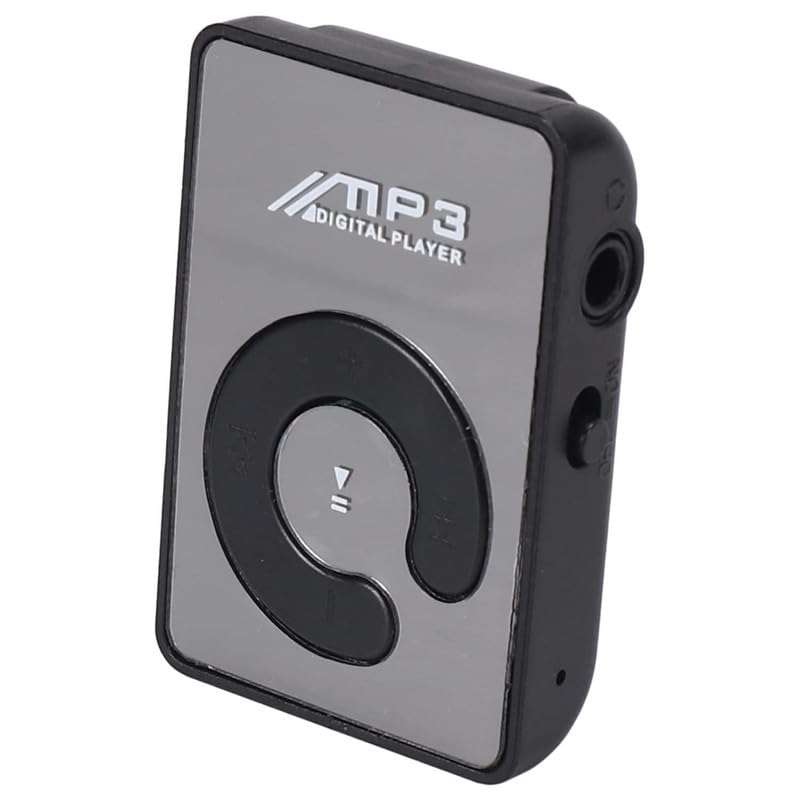 Drumstone 【Summer Season Offer Deal with 15 Years Warranty】 MP3 Player with Clip, Supports 8GB TF Card, Lightweight, USB Cable, and Earphones(Black) 4