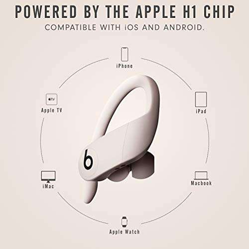 Beats Powerbeats Pro Wireless Earbuds - Apple H1 Headphone Chip, Class 1 Bluetooth Headphones, 9 Hours of Listening Time, Sweat Resistant, Built-in Microphone - Ivory 5