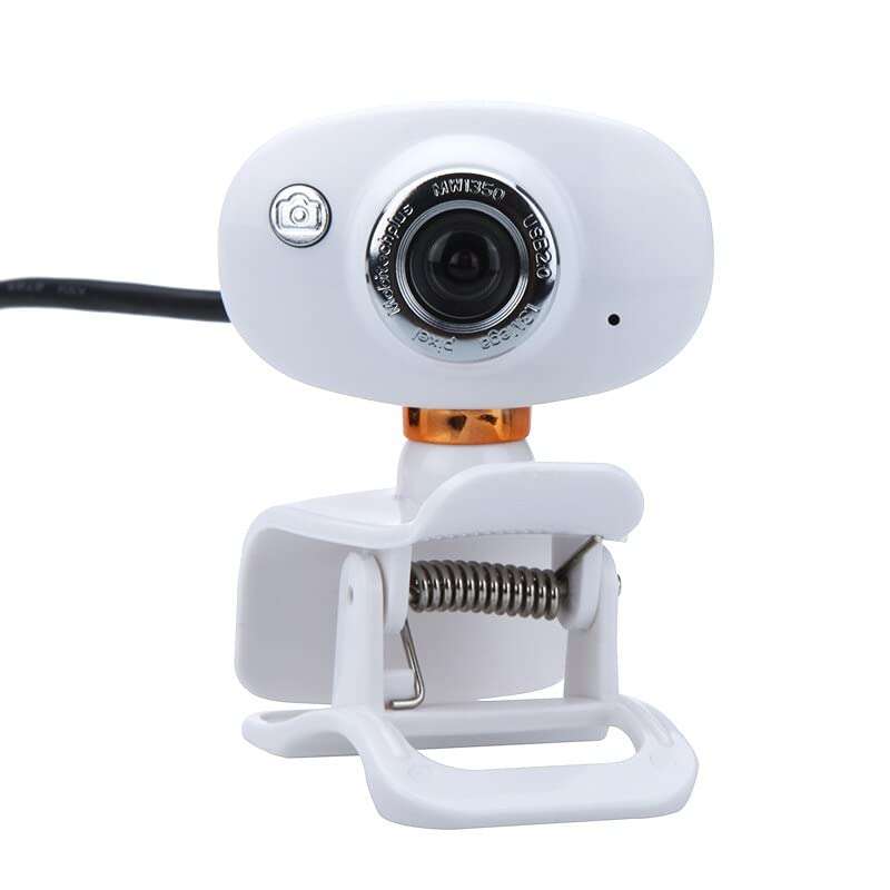 Ubersweet® Clip-on Web Camera for Computer PC Laptop | Color- White 1