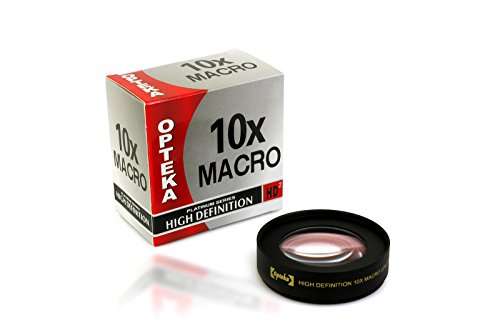 Opteka Achromatic 10x Diopter Close-Up Macro Lens for Olympus EVOLT E-5, E-620, E-600, E-520, E-510, E-500, E-450, E-420, E-410, E-400, E-330 and E-300 Digital SLR Cameras (Fits 58mm Threaded Lenses) 3