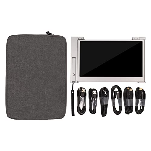 Laptop Monitor Screen Extender, 1080P IPS Dual Screens Extender, Triple Portable Monitor, with Retractable Stand for Switch Laptops PC Mobile Phone(S19 Space Grey) 6