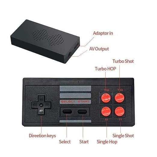 GAMSERIA Wireless Classic Mini Retro Video Game Console 6