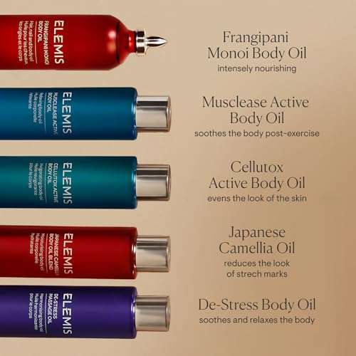 ELEMIS Frangipani Monoi Body Oil 100ml, Luxurious Nourishing Oil for Soft, Hydrated Skin & Hair 4