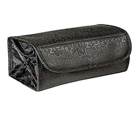 SKYUNION™ Cosmetic Pouch Organizer Makeup and Travel Buddy Toiletry Bag Gifts for Girls and Women (Black) 2