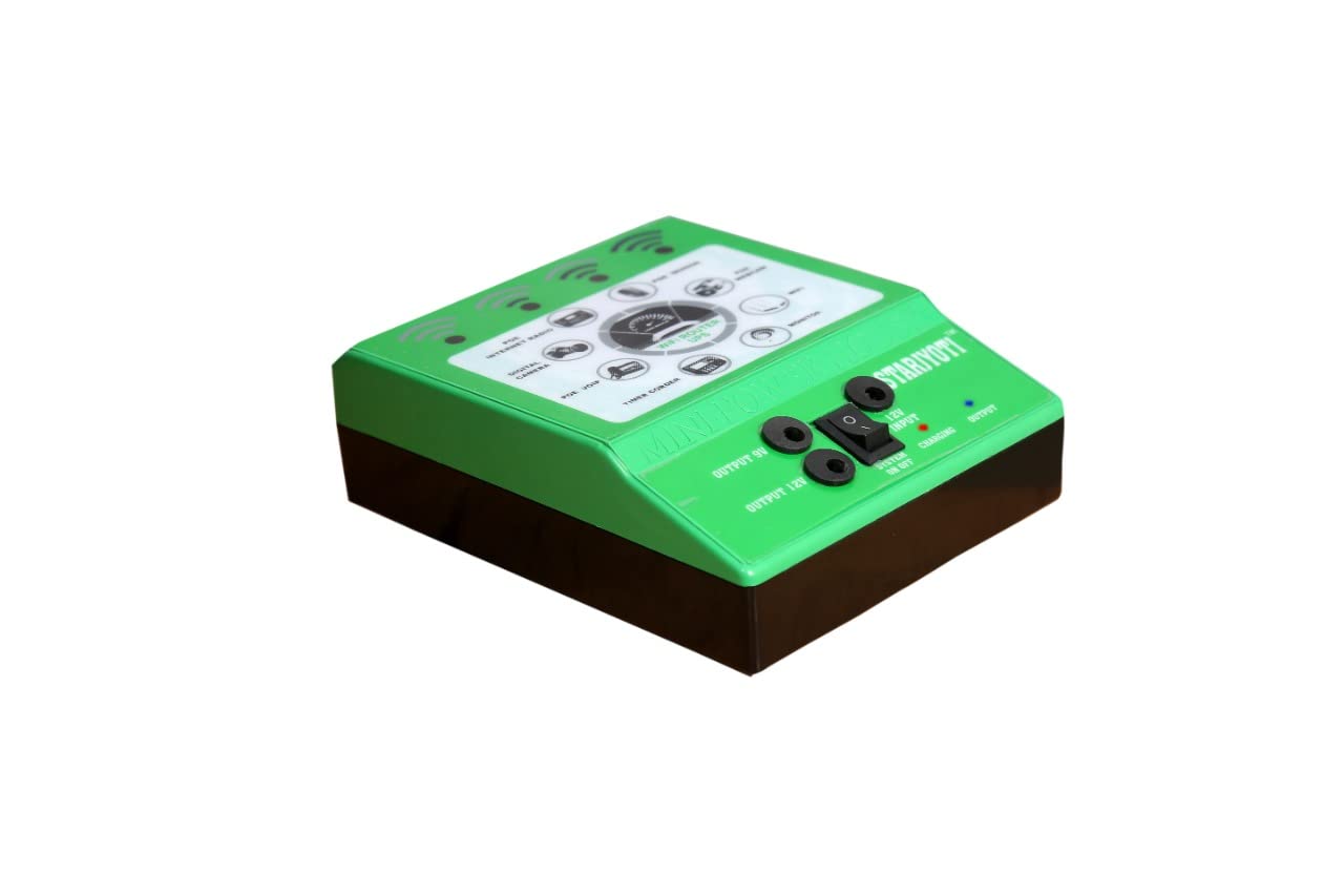 Mini UPS for Router, Modem, Genuine 4 Hours Backup with Super Fast Charger (Output 9V 12V, Green) 4