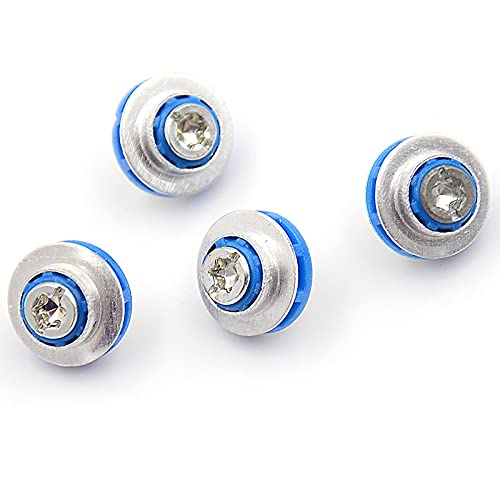 Occus 4pcs Screws 3.5 HDD blue hard drive isolation mounting For H-P 5
