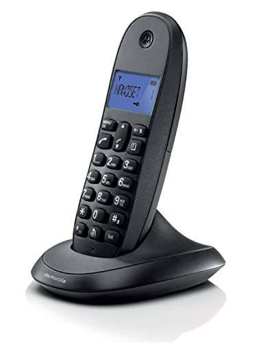 Motorola Cordless Telephone C 1001 LBI Black 1
