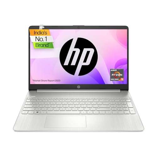HP Laptop 15s, Ryzen 5 5500U, 15.6-inch (39.6 cm) FHD, Anti-Glare, 16GB DDR4, 512GB SSD, AMD Radeon Graphics, Dual Speakers, Backlit KB (Win 11,MSO, Natural Silver, 1.69 kg), 15s-eq2132au 1