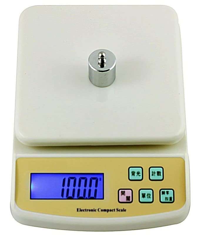 DP Enterprise 10kg Vegetable Kitchen Weighing Scale SF 400A with Adapter (Off-White) 4