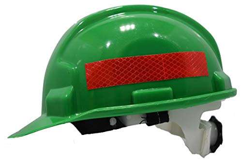 Aktion Safety Helmet AKH-14 with Reflective Band Rachet Type - Green (Pack of 5) 2