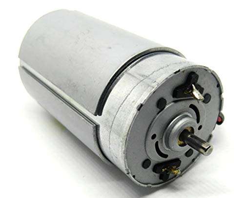 INVENTO - ISC 178 12-24V DC Motor Mitsumi RM2-7614 4200 RPM Dual Shaft High Torque for DIY Projects 4