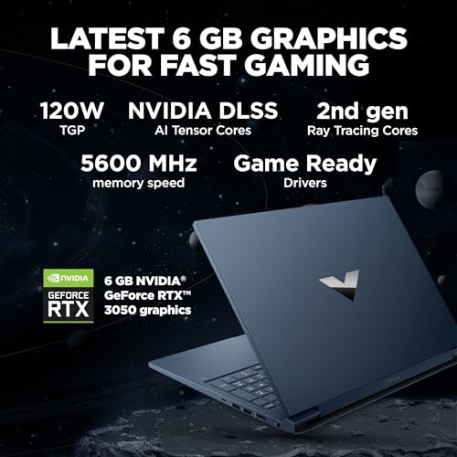 HP Victus Gaming Laptop, AMD Ryzen7 7840Hs,16.1 Inch (40.9 Cm),Fhd,16 Gb Ram, 512Gb Ssd,Nvidia Geforce RTX 3050 Laptop Gpu,Performance Blue,16-S0095Ax - Windows 11 Home 2