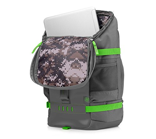 HP Odyssey Backpack for 15.6-inch Laptop (Grey/Green) 4
