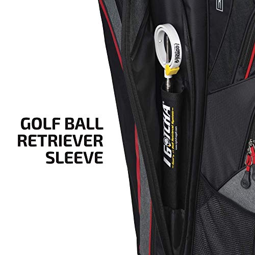 Bag Boy Chiller Hybrid Stand Bag Black/Charcoal/Red Chiller Hybrid Stand Bag 5