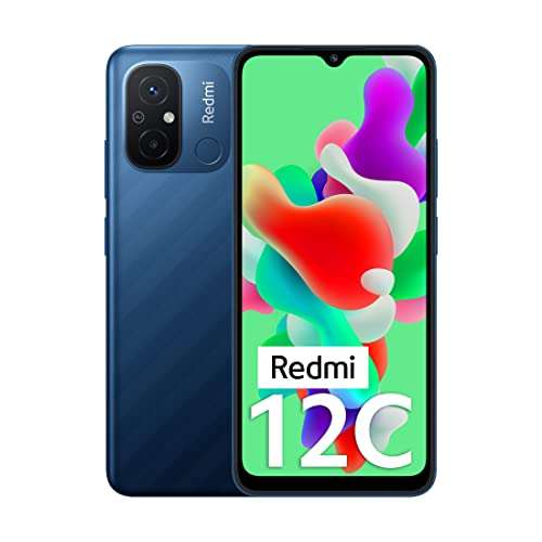Redmi 12C (Royal Blue, 6GB RAM, 128GB Storage) | High Performance Mediatek Helio G85 | Big 17cm(6.71) HD+ Display with 5000mAh(typ) Battery 1