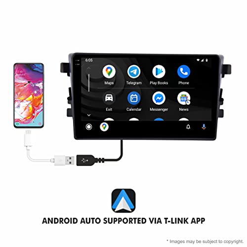 Trony 9 Inches Newly Launch Advanced Car Radio Receiver Android 10 System for Mahindra XUV300 with 2GB/16GB RAM & ROM with Wired Apple Carplay and Android Auto 5