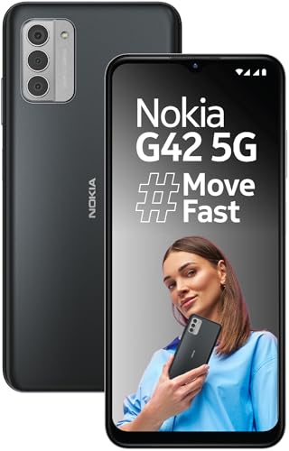 Nokia G42 5G | Snapdragon® 480+ 5G | 50MP Triple AI Camera | 11GB RAM (6GB RAM + 5GB Virtual RAM) | 128GB Storage | 5000mAh Battery | 2 Years Android Upgrades | 20W Charger Included | So Purple 1