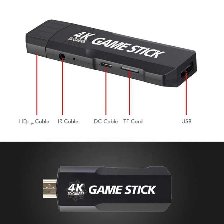 GSH GD10 Super Gamestick 4K HD Game Console For TV With Support Multi Players With Network Download Function Retro Game Player 5