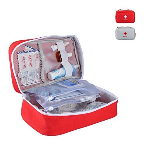 H&D PIPALIYA Multi-Function Medical Kit First Aid Pouch Medicine Organizer Box for Travelling Car, Home, Office Emergency First Aid Kit Box Organizer Medical Storage Bag Portable Pouch (Pack of 1) 3