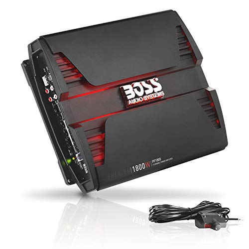 BOSS Audio Systems PF1800 4 Channel Car Amplifier - 1800 Watts, Full Range, Class A-B, 2-4 Ohm Stable, Mosfet Power Supply, Bridgeable 1