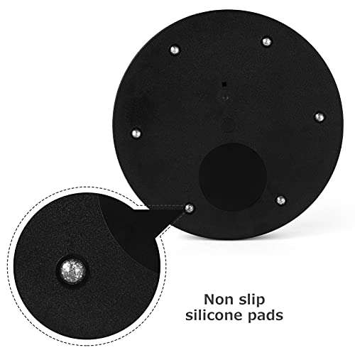 Paper Towel Holder, Lycklig Tension Arm Kitchen Roll Dispenser Stainless Steel Paper Towel Holder Stand with Weighted Base, Ideal for Kitchen & Dining Room 6