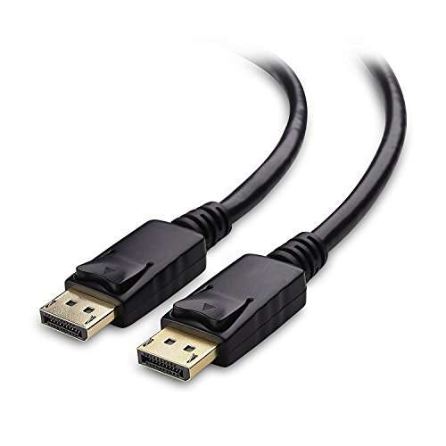 BigPlayer DisplayPort DP to DP DisplayPort Cable for Monitor, Personal Computer, Printer, Smartphone, Router, Projector (Black) 1