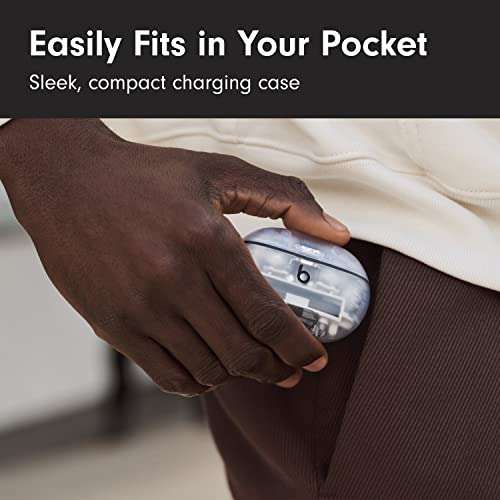 Beats Studio Buds + | True Wireless Noise Cancelling Earbuds, Enhanced Apple & Android Compatibility, Built-in Microphone, Sweat Resistant Bluetooth Headphones, Spatial Audio - Transparent 6