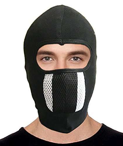 Prokick Bacteria Protecion Full Face Cover Mask - Black 1