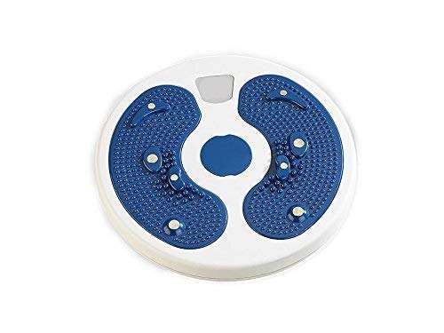SKYFUN (LABEL) Plastic Tummy Waist Twister Magnetic Disk Hot Sweating Body Shapers Slimming Rotating Machine Ankle Body Aerobic Exercise Reflexology Cincher Girdle Both Direction Rotation-Multi Color 2
