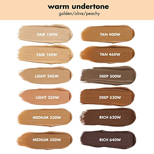 e.l.f. Camo CC Cream, Color Correcting Medium-To-Full Coverage Foundation with SPF 30, Medium 330 W, 1.05 Oz (30g) 3