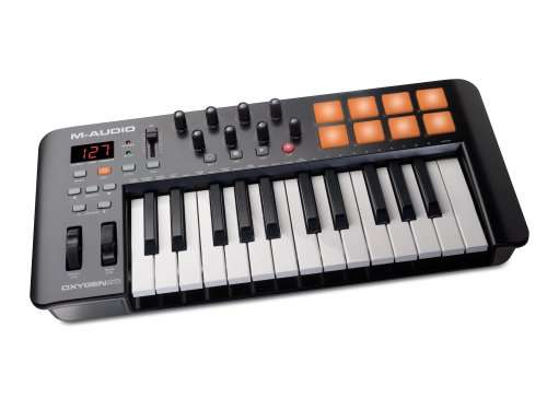 M-Audio Oxygen 25 IV | USB Keyboard and Pad MIDI Controller Featuring Pad/Velocity - Sensitive Keys 1