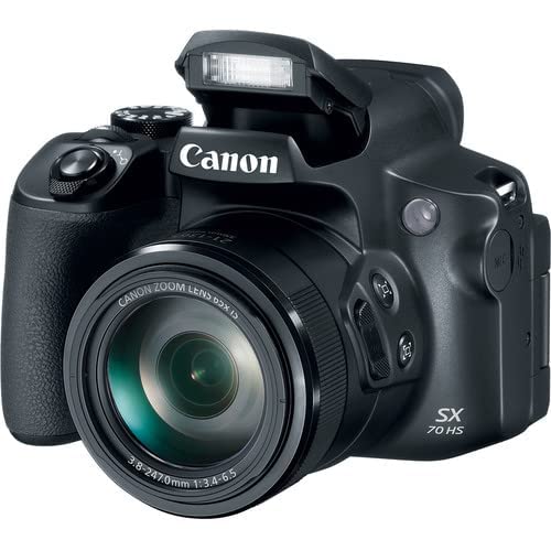 Canon PowerShot SX70 HS Digital Camera - 4K UHD Camera Bundle + 32gb Ultra Speed Memory + Photo/Video Editing Package & Black (Renewed) 2