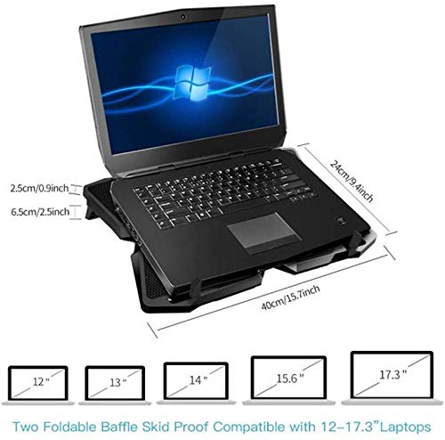 Dezful Heavy Duty [4 Fans] LED Cooling Pad [Suitable for Upto 17 Inch Laptops] 3