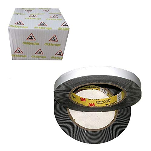 Clickforsign DSS-005 3M Tape 4611 Double-Sided, Pressure-Sensitive, Closed-Cell