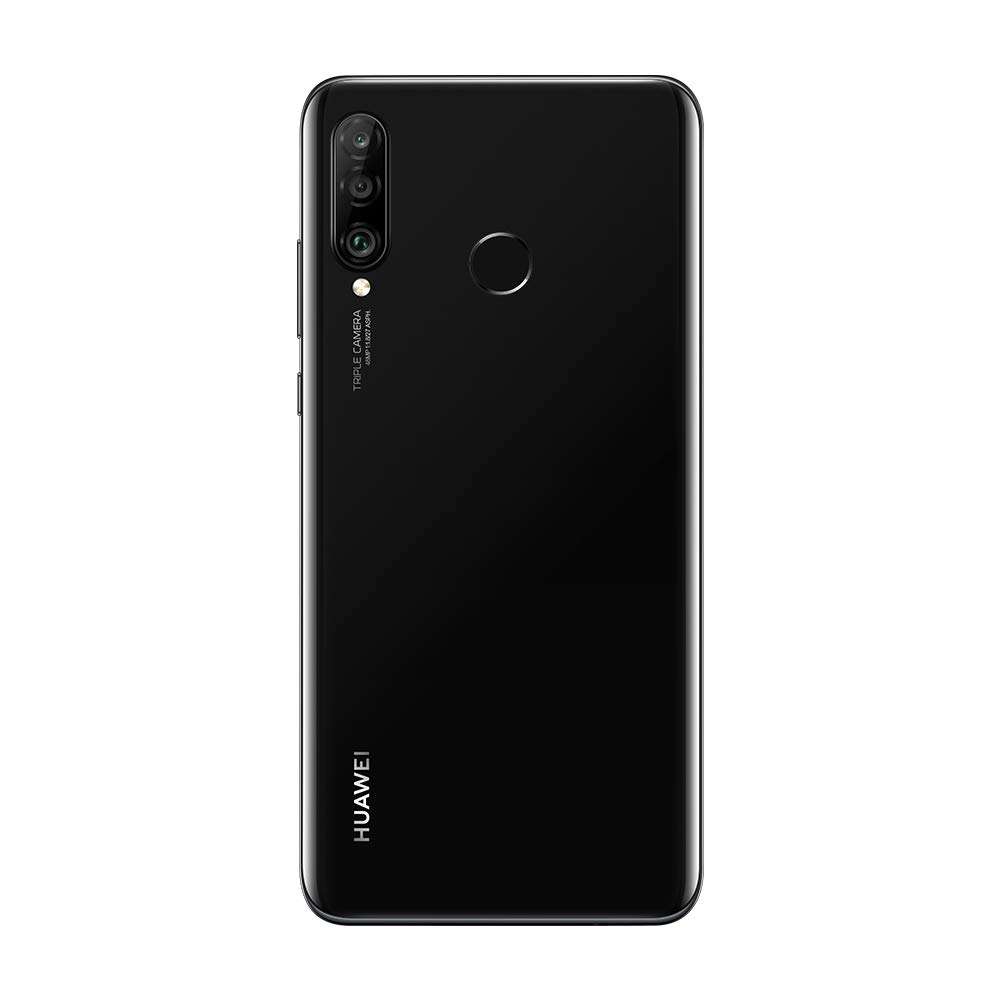 Huawei P30 Lite (128GB, 4GB RAM) 6.15" Display, AI Triple Camera, 32MP Selfie, Dual SIM Global 4G LTE GSM Factory Unlocked MAR-LX3A - International Version (Midnight Black) 4