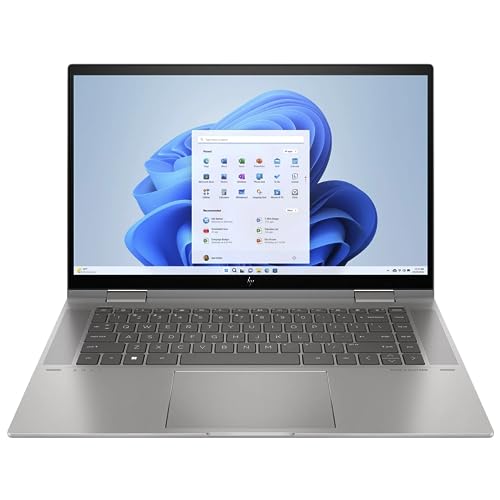 HP 2023 Envy x360 2-in-1 15.6” FHD IPS Touch Laptop 10-Core Intel Core i7-1355U Iris Xe Graphics 32GB DDR4 1TB NVMe SSD 2xThunderbolt4 WiFi AX BT Webcam HDMI Backlit KB Windows 11 Home w/RE USB 2